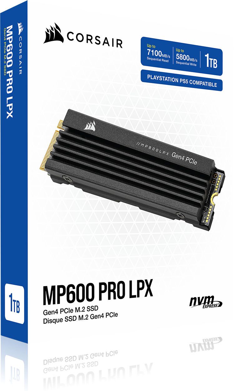CORSAIR MP600 PRO LPX - solid state drive - 1 TB - PCI Express 4.0 x4 (NVMe)